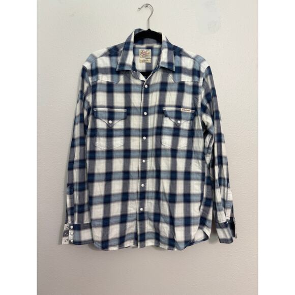 Lucky Brand Plaid Vintage Button Down Shirt - Picture 1 of 4